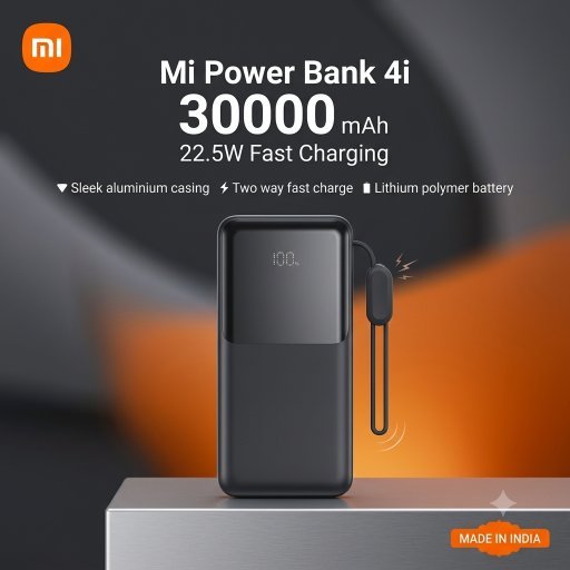 4i 30000mAH 22.5w Fast Charging